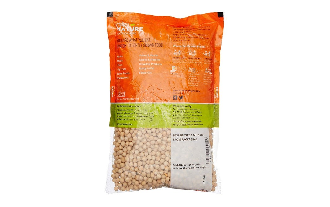 Pro Nature Organic Peas (White)    Pack  1 kilogram